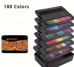 180 Brutfuner oily colored Black Barrel pencils in Metal Box NEW shipping incl