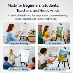 Art Painting Display Artist Easel Stand,Ns Jymb Portable Metal Adjustable Easels