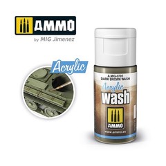 AMMO Dice & Supplies Dark Brown Wash New
