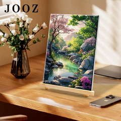 Paint by Numbers Kit for Adults with Frame, Landscape Paint by Number Canvas, Mo