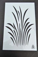 2 DESIGNS Mylar Camo Stencils Camouflage Gun Paint Duck Jon Boat Camo GRASS 2PK