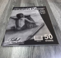 Artists Sketch Paper 2 Pk 8.5″ x 11″ 50 Sheets 70 lb 100% Acid Free