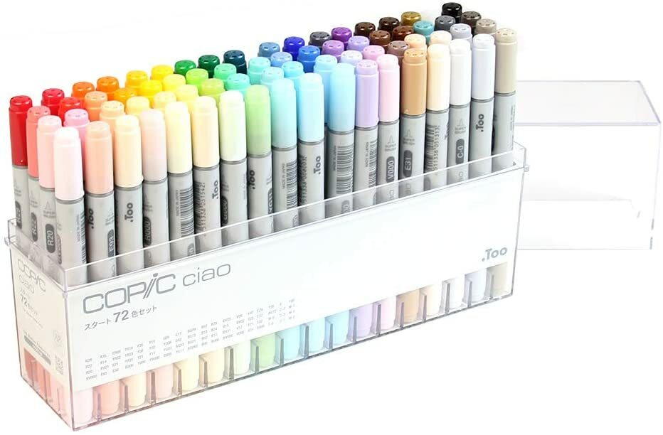 TOO COPIC Ciao Start 72 colors set anime comic manga pen Tools Company