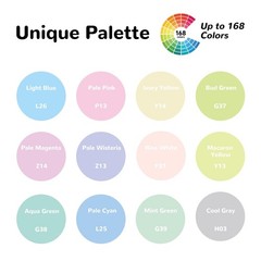 12 Color Macaron Pastel Acrylic Fine Tip 1.0mm Gel Pens Rollerball Tip