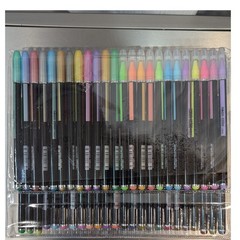 ZuiXua 48 Count Gel Pen Set Neon Metallic Pastel 1.0mm HG6107-48 New