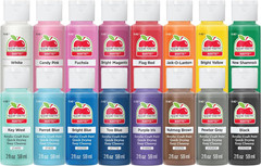 Apple Barrel Vibrant Spectrum Collection Acrylic Craft Paint PROMOABIII 2 fl …