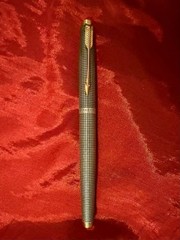 Parker 75 Sterling Silver Ciselé 14K Nib Unused Excellent Condition