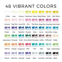 Artecho Acrylic Paint Markers 48 Colors, 1 Count (Pack of 48), 48 Colors