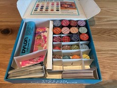 Vintage Dylon Cold Dyes Kit, New With A Few Missing Colors