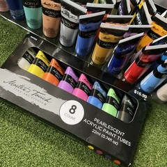 Lot Of 55 Masters Touch Fine Arts Acrylic Paint Tubes 22ml 0.7 Fl Oz
