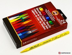 Koh-I-Noor Progresso Woodless Colour Pencils FA8758.24, 24 Color Set