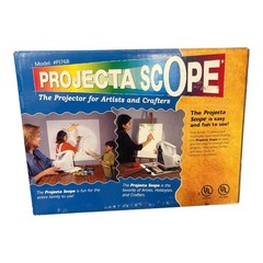 APCO Projecta Scope Projector 5X Model PJ768 Art Craft Image Enlarger Tested