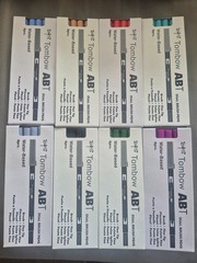 Tombow ABT Dual Brush Pen Water-Based Brush & Fine Tip Box Multiple Colours