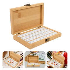 Art and Craft Box Creative Watercolor Empty Paint Container DIY Pigment Tray