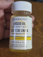 Linseed Oil Medium for Paintings 2-1/2 Oz Jar #5582 Original Version