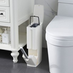 Slim Bathroom Trash Cans with Lid 4.4 Inches Wide/0.7 Gallons(3 Liters),Small…