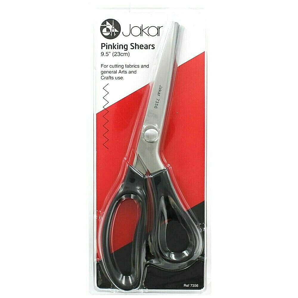 Jakar Pinking Shears 23cm Scissors 9.5″ Zig Zay Fabric Tailors Stainless Steel