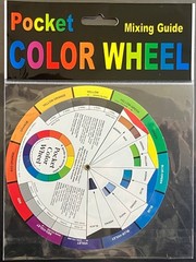 THE COLOR WHEEL COMPANY, MIXING GUIDE COLOR WHEEL. 5 1/8″ DIAMETER.