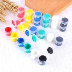 180pcs Mini Acrylic Paint Set,12 Colors Acrylic Paint Strips with 30 pcs Paint