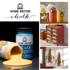 Folkart Home Decor Chalk Rich Black Acrylic Paint 8 Oz Ultra Matte Finish