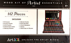 Art 101 142-Piece Wood Kit Of Artist Essentials