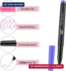 Mr. Pen- Felt Tip Pens, 16 Pack, 0.7mm, Assorted Colors, Fast Dry | Fine Felt Ti