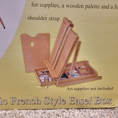 Monet French Easel Box Full Size Classic Style Wooden Art Stand Pull Out Drawer