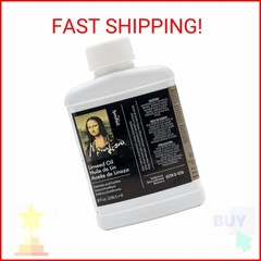 Speedball 8-Ounce Mona Lisa Linseed Oil, Clear (170008)