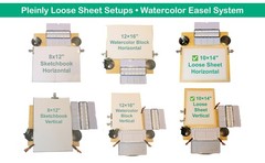 100% Cotton Watercolor Paper, 40 Loose Sheets, 14×10”, Cold Press, 300gsm (14…