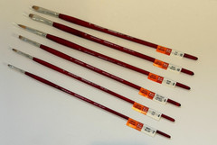 6 Count Lot – Princeton Velvet Touch Water Color Acrylic Brush Assortment #6