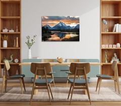 SKASNFAI Grand Teton National Park Canvas Wall Art Mountain Landscape Print P…