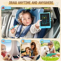 Kidopire Toys For 3-6 Year Old Girls Boys 2Pack Lcd Writing Tablet For Kids