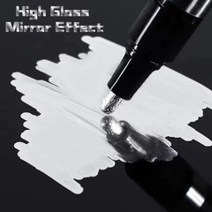 1-5pcs Chrome Pen Marker Waterproof Paint Repair Gold Silver 2mm Nib – NEW