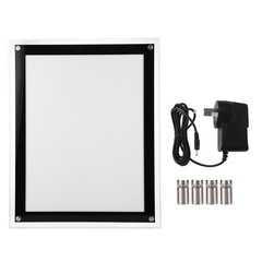 High Brightness A3 LED Light Box Snap Frame Backlit Board Menu Indoor Decor