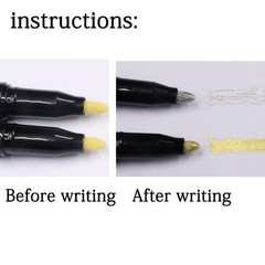 Mirror Marker Pen Chrome Gold Silver Diy Reflective Paint for Car Art Craft