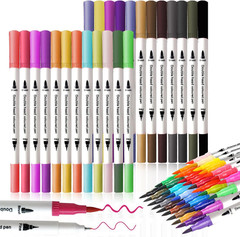 Art Brush Markers Pens for Adult Coloring Books, School Supplies for Teens, 2…