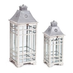 Lantern (Set of 2) 24.5″H, 33″H Metal