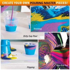 Pouring Masters Neon Jazzberry 32-Ounce (Quart) Acrylic Pouring Paint