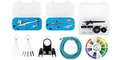 Dual Action Airbrush Kit 120W Electric Spray Gun for Art Nail Tattoo Makeup Mode