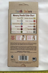 EK Success Earth Colors 12 Memory Pencils Scrapbooking New Natural Wood VTG