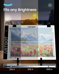 A4 LED Light Pad for Diamond Painting Kits for Adults, USB Powered Adjustable…