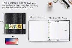 Marker Sketchbook – 200GSM Heavyweight Acid-Free Paper, 156 Pages (78 Sheets)