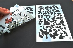 Duck Boat Camouflage Stencils Camo Spray Paint Stencil Jon Grass Multicam Bark