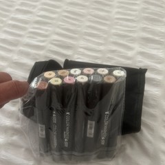 Artist’s Loft Dual Tip Sketch Markers 12 Piece NEUTRAL 691924 With Case And Gift