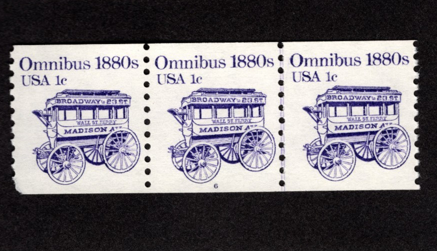 1981-1991 Choice of Transportation Coils Coil Stamps & Plate Number Strip US MNH