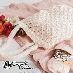Yarn 6 Pack 71g Cotton Dazzle Blue 120 Yards Worsted Lily Sugar N Cream SugarN