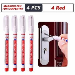 Marker Deep Hole 1-40PCS 20mm Long Nib Waterproof Metal Perforating Pen