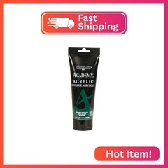 Grumbacher Academy Acrylic Paint, Gloss, 200ml/6.8 oz. Plastic Tube, Hooker’s Gr