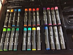 Deluxe Art Set Wooden Art Box & Drawing Kit with Crayons Oil Pastels, Acrylics,