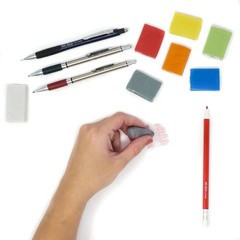 6 Moldable Gray Kneaded Erasers | Ideal for Correcting Charcoal & Pencil Art
